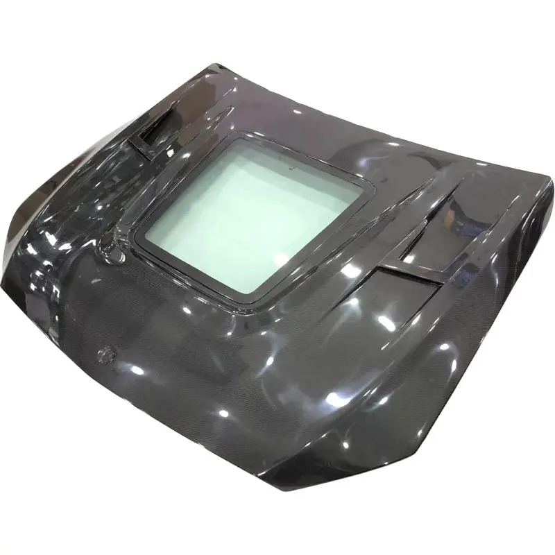 High Glossy Carbon Fiber Front Hood for C Class W204 Engine Hood Cover Direct Manufacturing